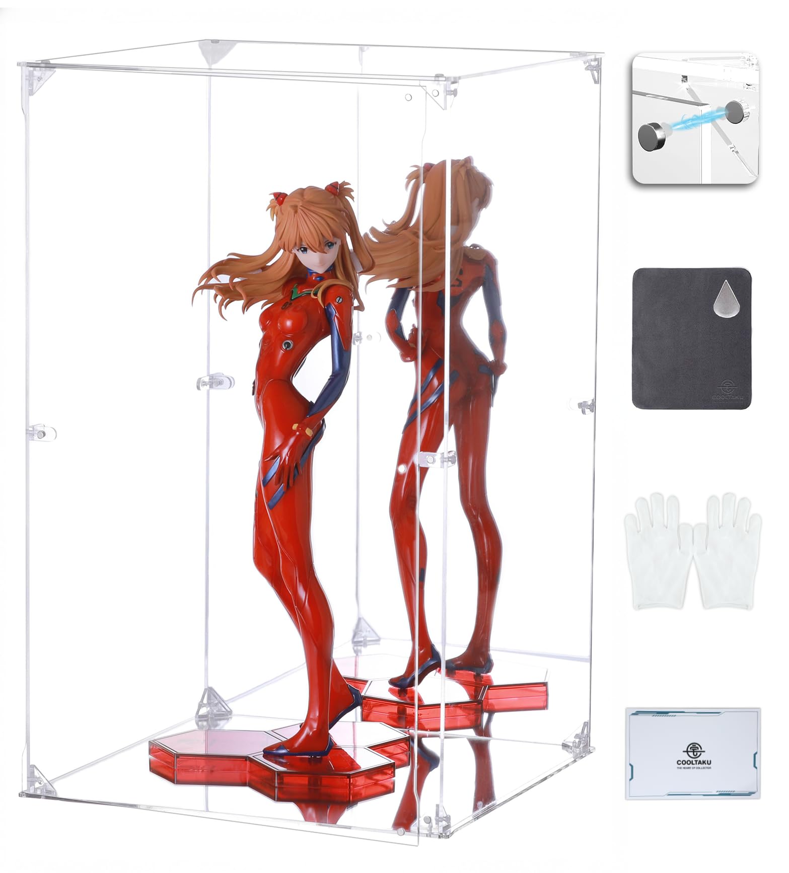 Amazon.co.jp: COOLTAKU フィギュアケース アクリル UVカット 台座